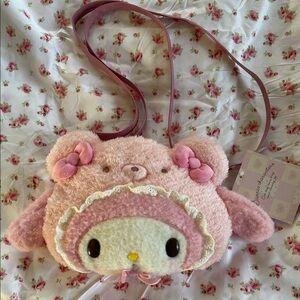 Sanrio My Melody Latekuma Baby Design 2WAY Shoulder Bag/Pouch